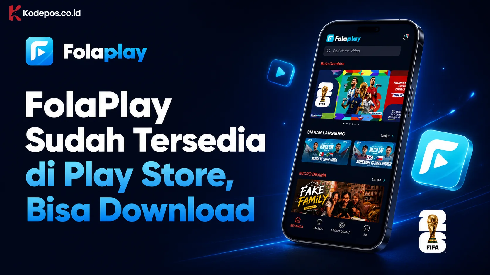 Aplikasi FolaPlay Sudah Rilis di Play Store, Download Disini