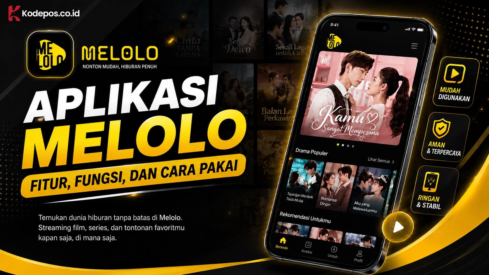 Aplikasi Melolo: Fitur, Fungsi, dan Cara Pakai