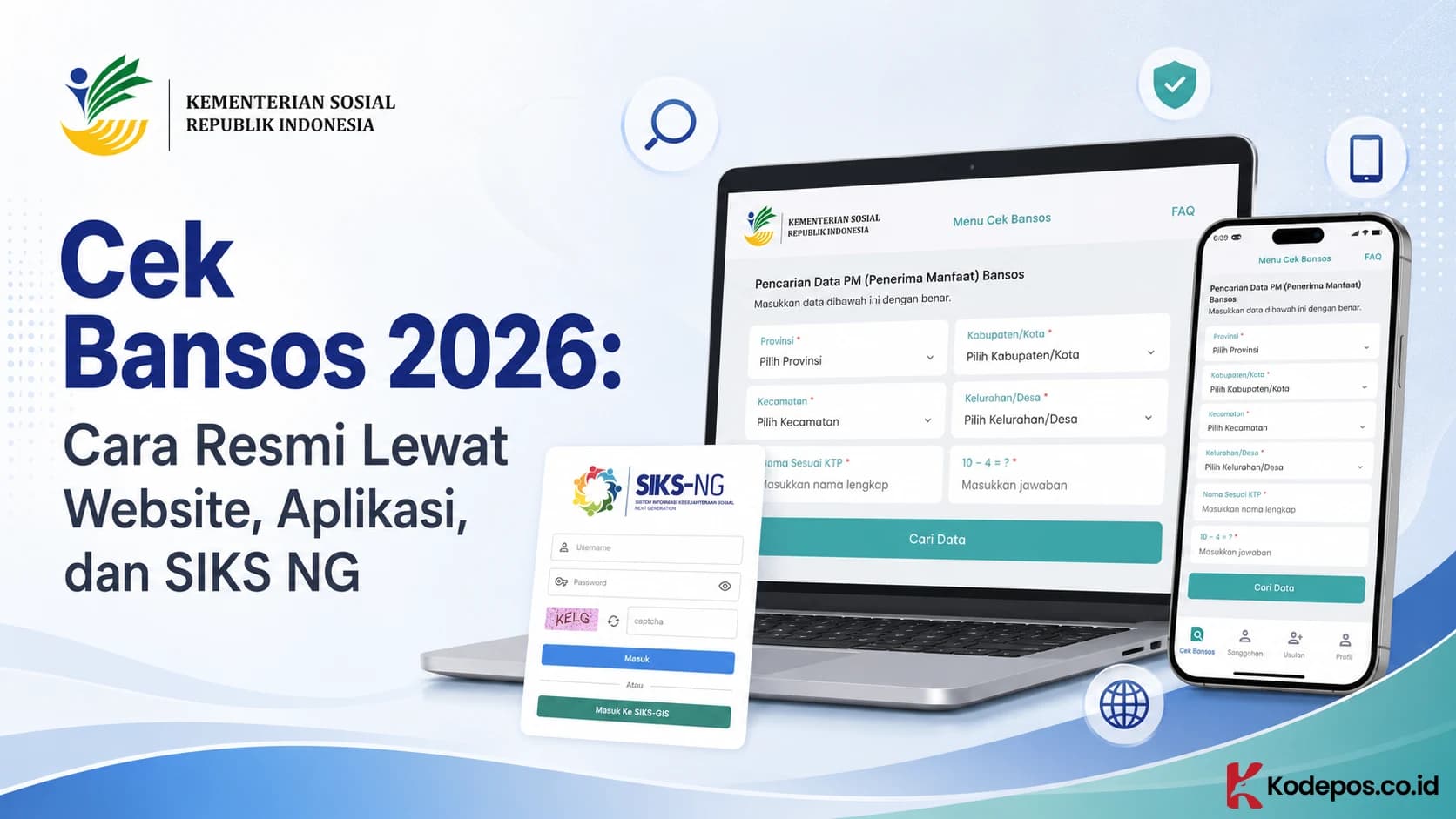 Cek Bansos 2026: Resmi Lewat Website, Aplikasi, dan SIKS NG
