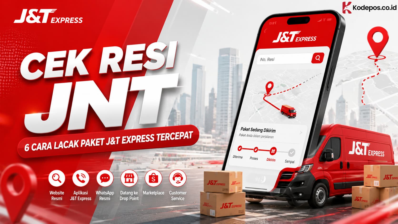 Cek Resi JNT: 6 Cara Lacak Paket J&T Express Tercepat