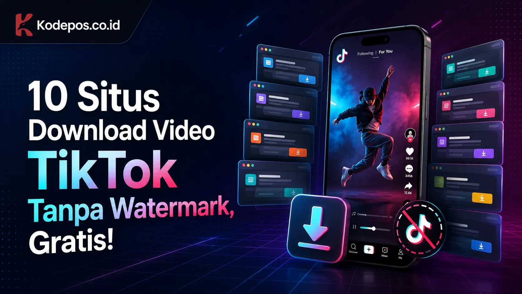 10 Situs Download Video TikTok Tanpa Watermark, Gratis!