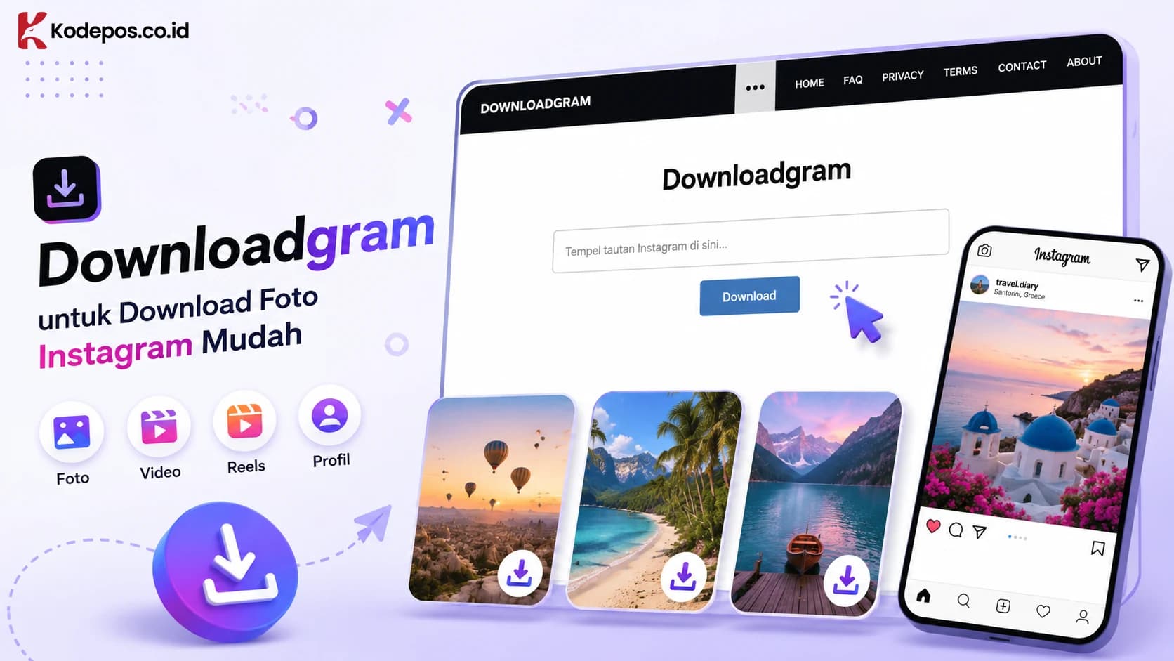 Downloadgram untuk Download Foto Instagram Mudah