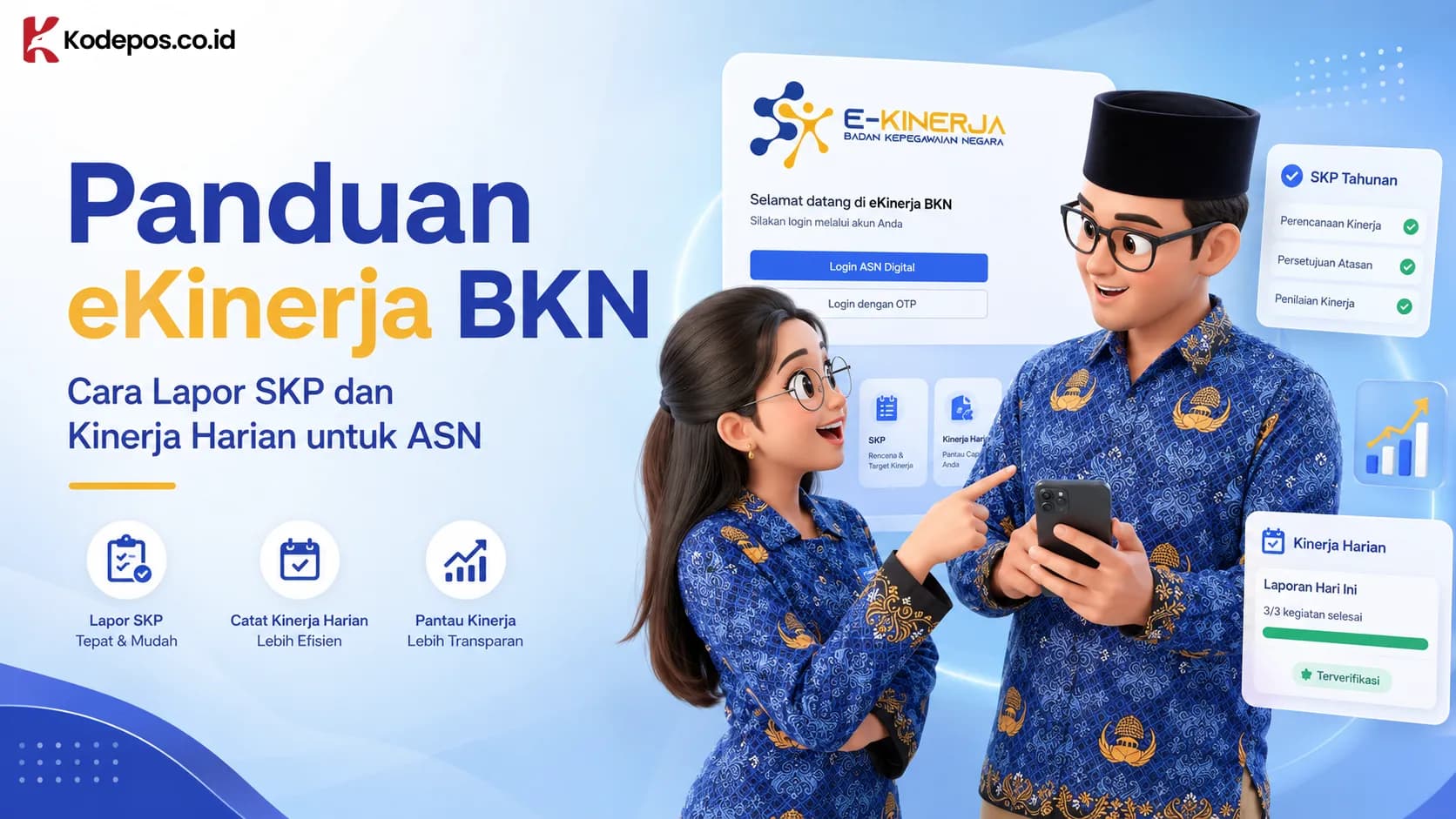 Panduan eKinerja BKN: Cara Lapor SKP dan Kinerja Harian untuk ASN
