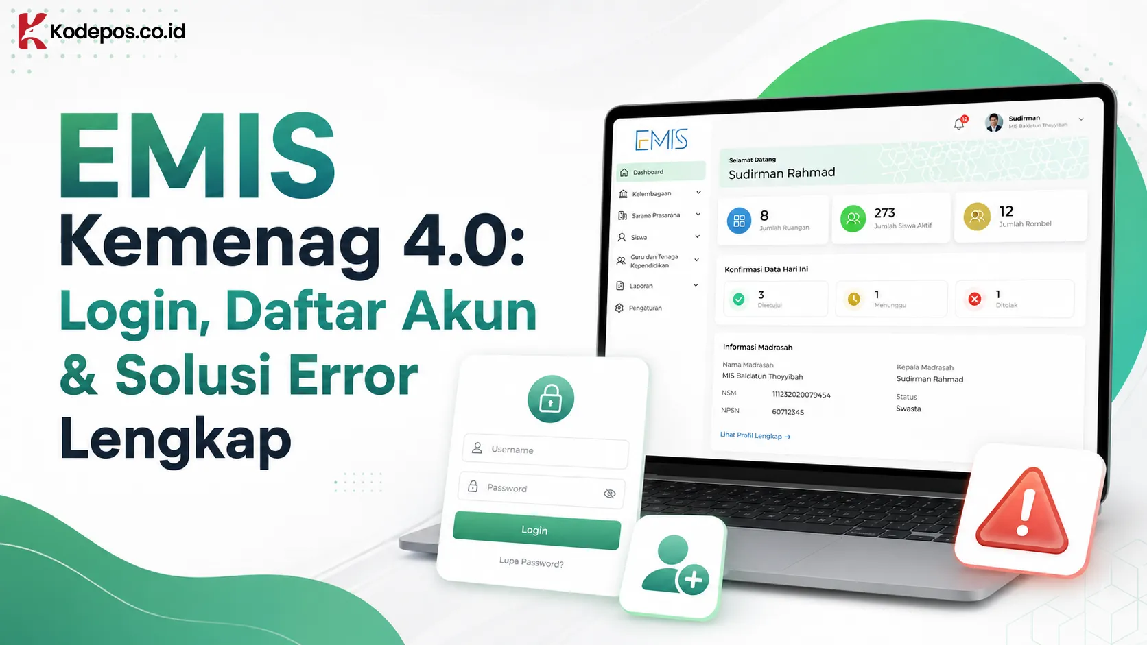 EMIS Kemenag 4.0: Login, Daftar Akun & Solusi Error Lengkap