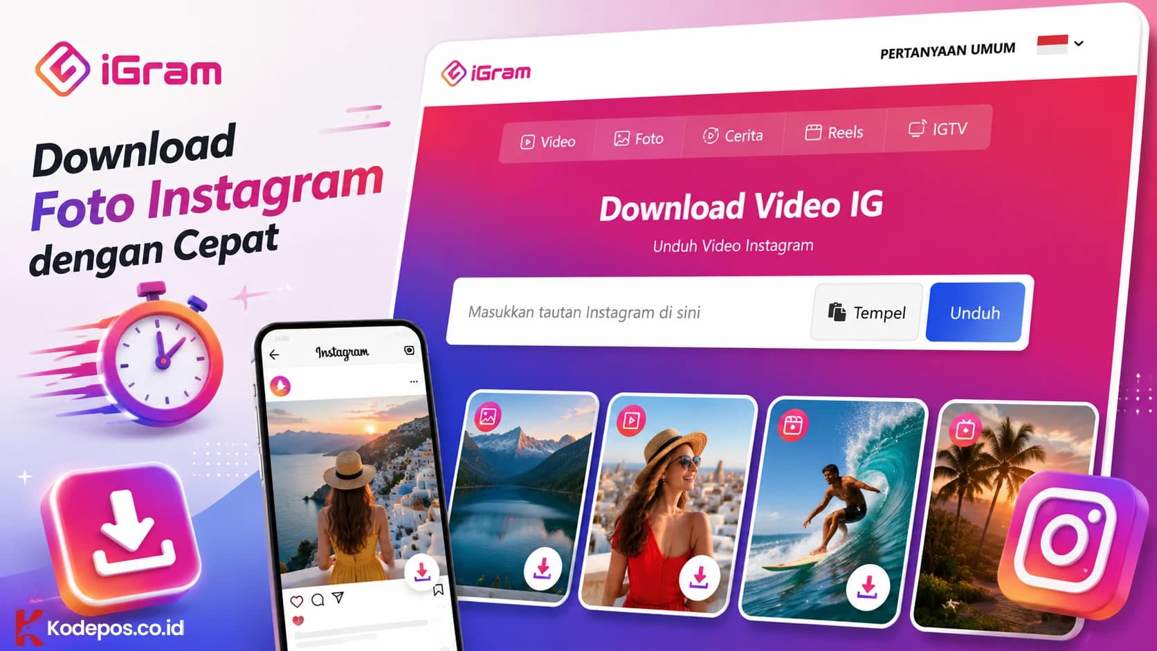 iGram untuk Download Foto Instagram Tanpa Aplikasi