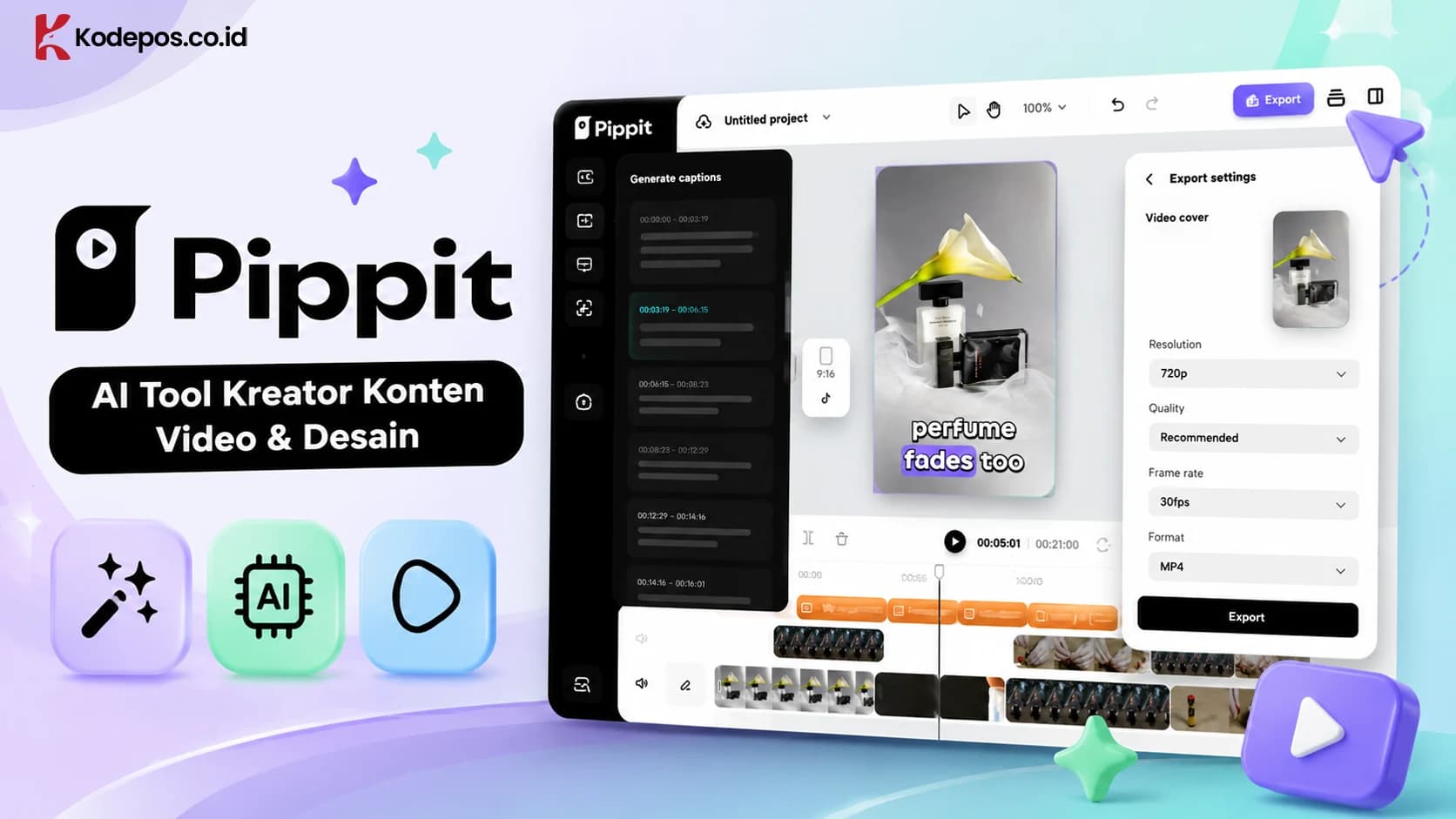 Pippit AI: Tool Kreator Konten Video & Desain AI