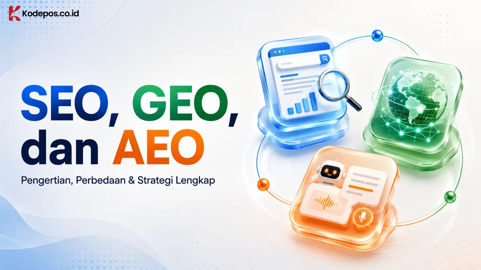 SEO, GEO, dan AEO: Pengertian, Perbedaan & Strategi Lengkap