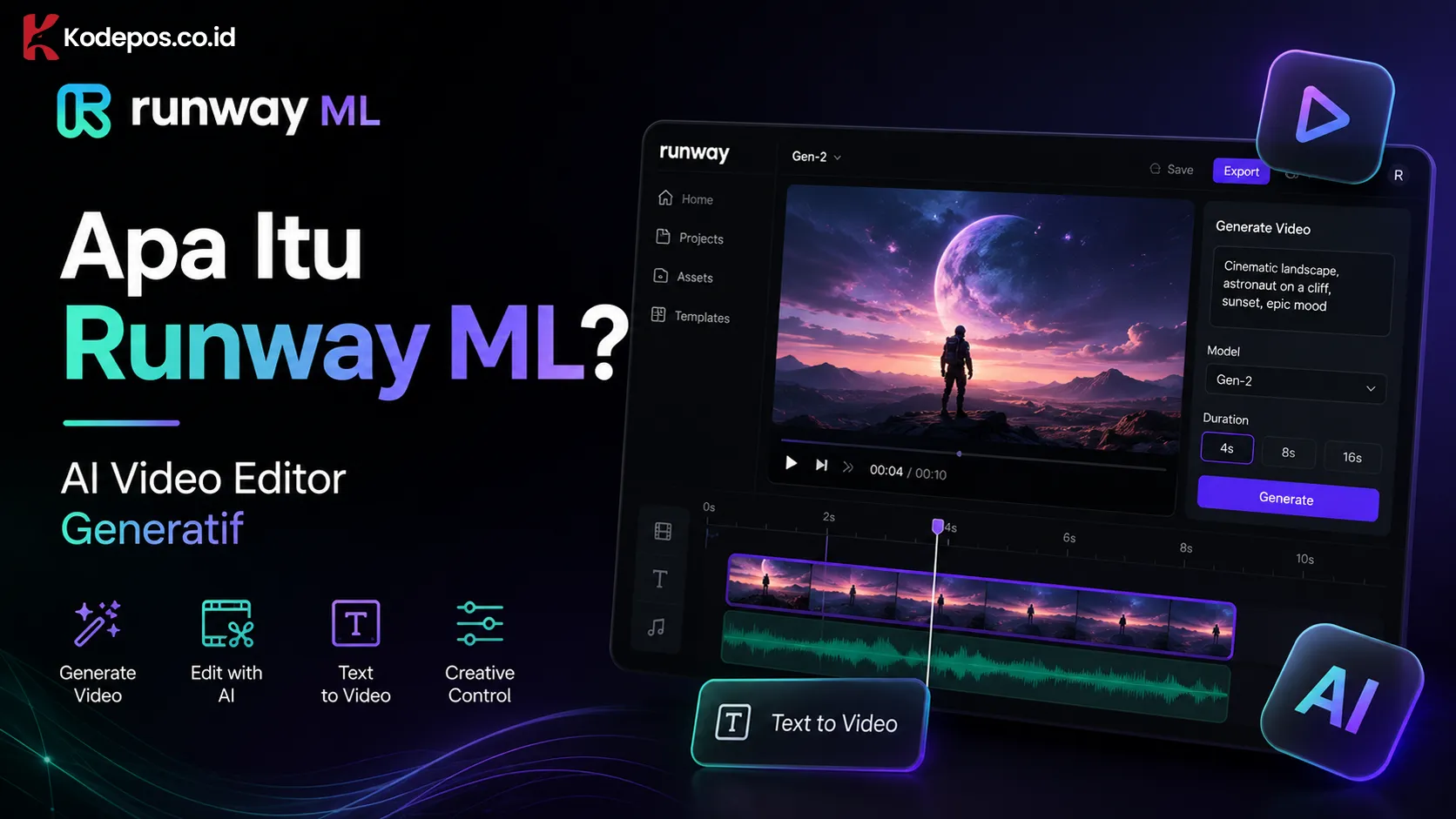 Apa Itu Runway ML? AI Video Editor Generatif
